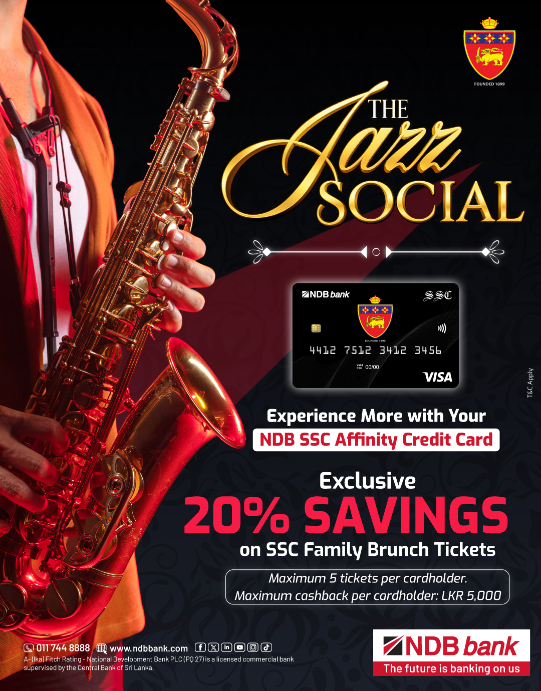 20% Cash back on Total Bill- the SSC Family Brunch